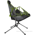 Outdoor rocking chair Aluminum alloy ultralight camping fishing chair barbecue portable folding backrest beach moon chair